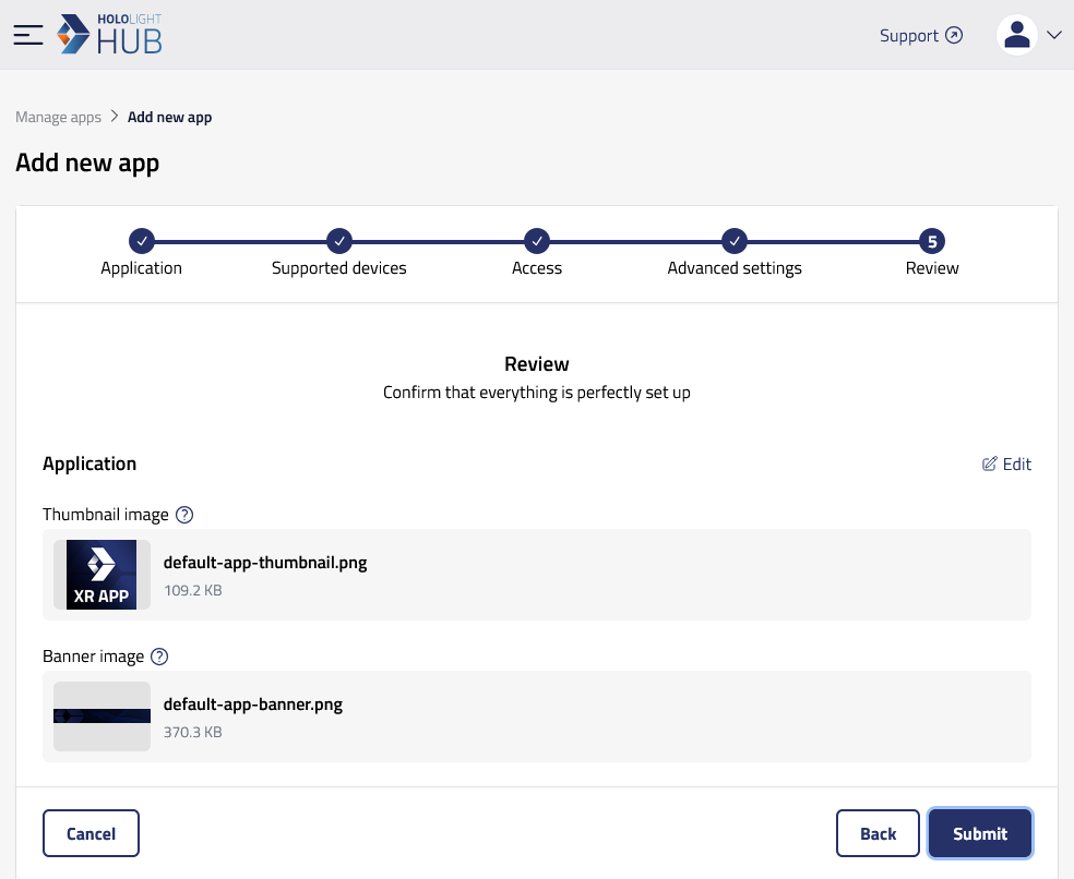 hololight hub browser manage apps add review