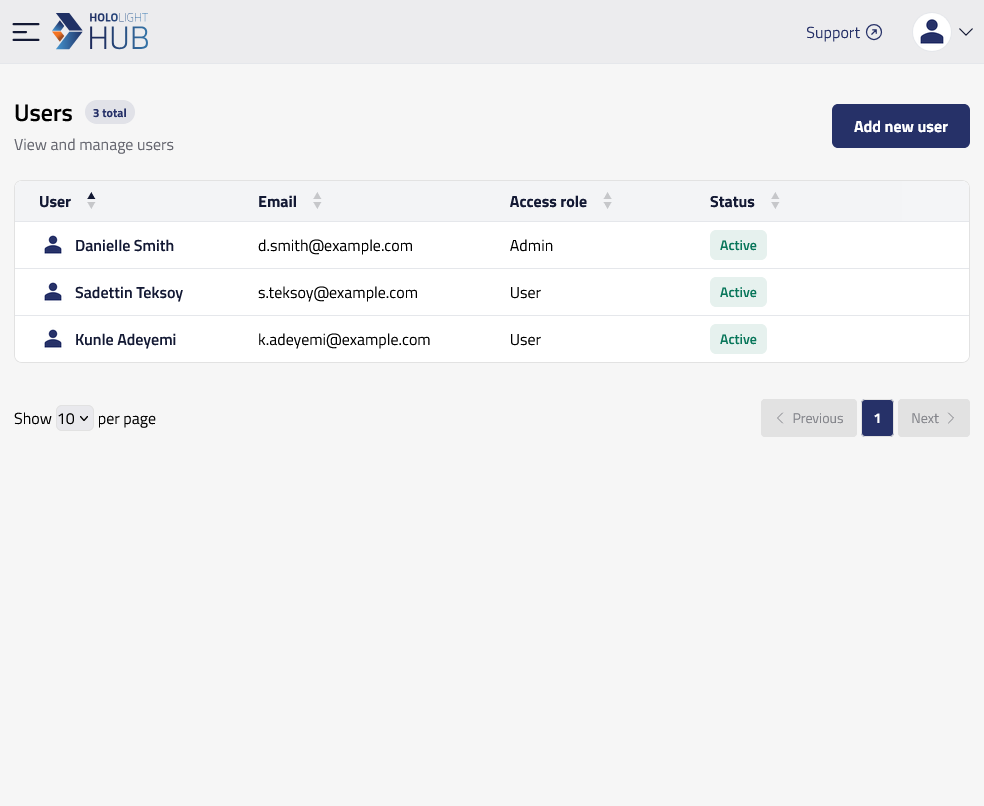 hololight hub browser users