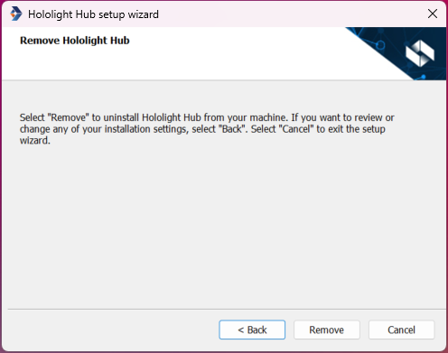 hololight hub hub modify remove