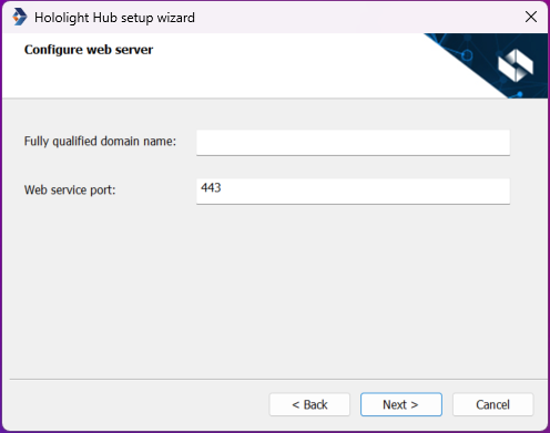 hololight hub hub setup hub configure web server