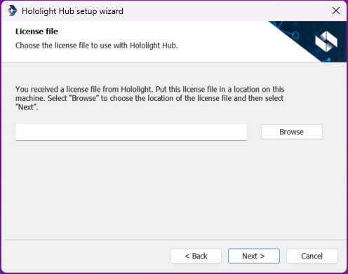 hololight hub hub setup hub license file