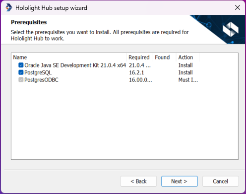 hololight hub hub setup prerequisites