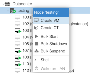 hololight hub hypervisor proxmox rendering instance create vm