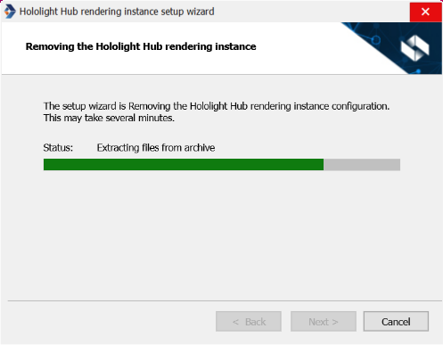 hololight hub rendering instance modify removing