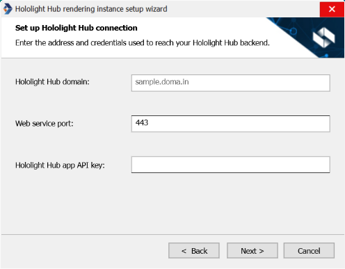 hololight hub rendering instance setup aws set up connection