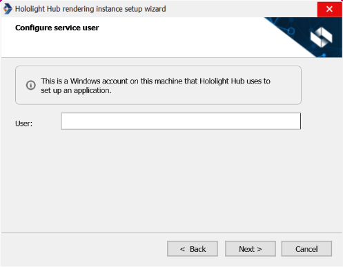 hololight hub rendering instance setup configure service user