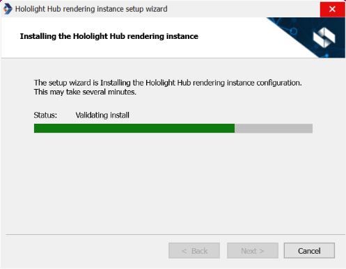 hololight hub rendering instance setup installing
