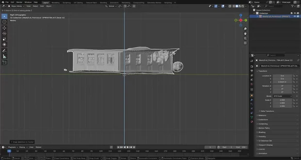 Screenshot of Blender