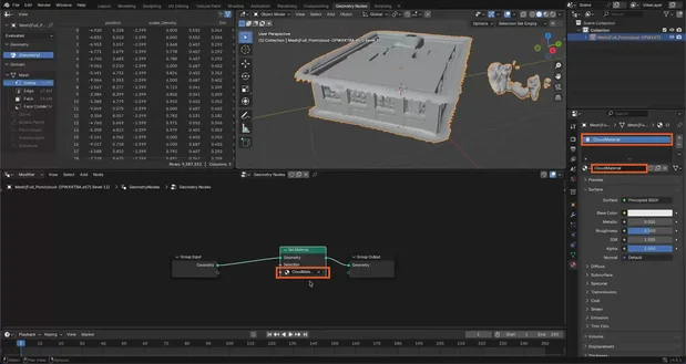 Screenshot of Blender