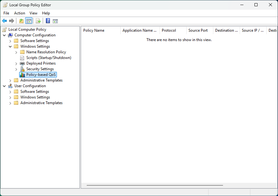 hololight stream windows policy based qos
