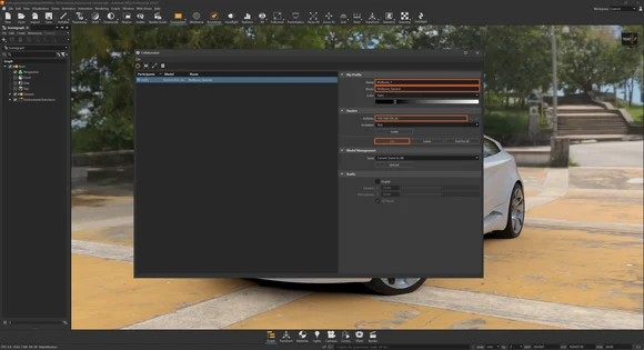 Screenshot of Autodesk VRED