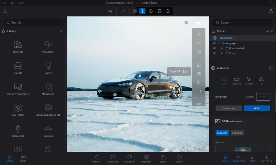 Screenshot of Twinmotion