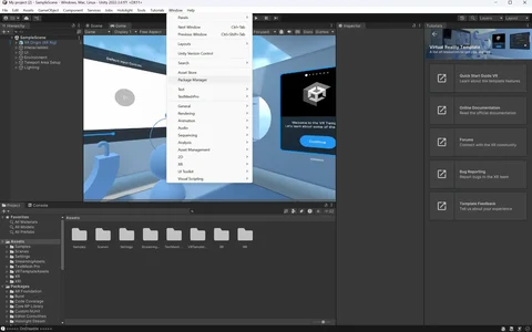 Screenshot of Unity Editor