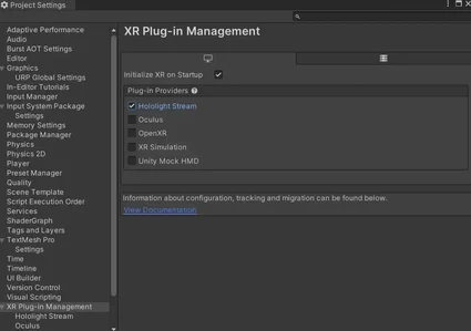 Screenshot of Unity Editor