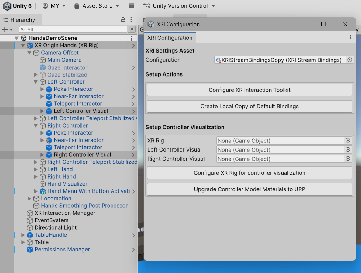 Screenshot of Unity Editor
